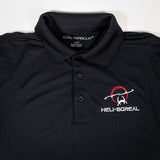 Polo noir pour homme